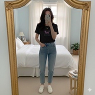 DF - FIGHT CLUB Knit Rib Women's Crop Top (LD 88, PJ 40)