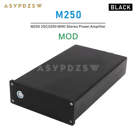M250 MOD 2SC5200 MINI Stereo Power Amplifier Based on UK NAIM Circuit With SPK Protection 80W+80W 8R
