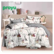 [readystock]⊕✲✱CADAR Bercorak "PROYU" 100% Cotton 7 In 1 1000TC High Quality Fitted Bedsheet With Comforter (Queen/King)