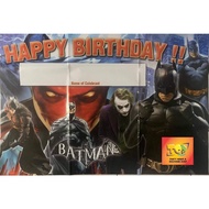 Batman Tarp/Naming Poster Banner 85x58cm