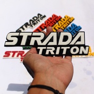 EMBLEM MOBIL STRADA TRITON / AKSESORIS EKSTERIOR MOBIL / EMBLEM STRADA TRITON