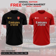 Arsenal Jersey Custom Nameset Arsenal Jersey Printing Name and Number