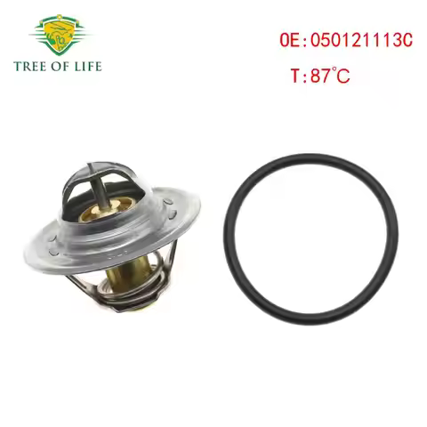 87c Engine Coolant Thermostat For VW Jetta Golf MK4 MK5 MK6 Coupe Beetle Passat B5 B6 Polo Sharan Au