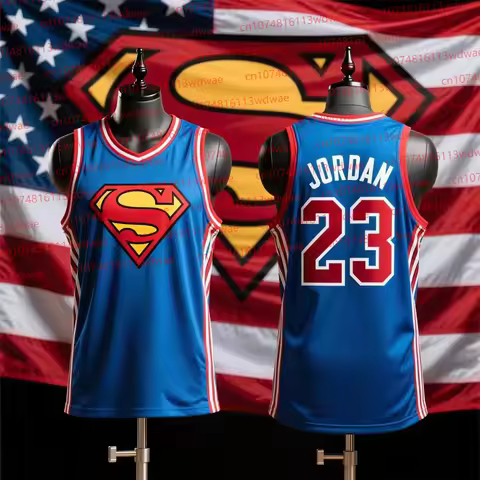 Chicago Classic Basketball Jersey Superman basketball vest Michael Jordan 23 Basketball Jersey Fans 