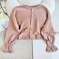 MELISA CARDIGAN BUTTON VINTAGE KOREAN LOOK BY DHEVIA ID