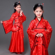 Children's ancient costumes Princess Chinese Style Hanfu Outfit Girl's Guzheng Performance Outfit