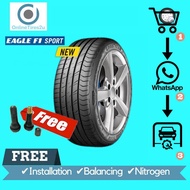 215/55R17 - Goodyear Eagle F1 Sport (With Installation)