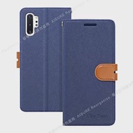 CITY For Samsung Galaxy Note10+ 浪漫都會支架皮套 藍色