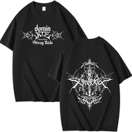 Stray Kids Dominate Combination Printed Summer Short sleeved T-shirt Loose