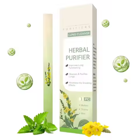 Lung Cleanse Inhaler Breathing Support Inhaler Soothing Diffuser Natural Cleanser for Air Freshening