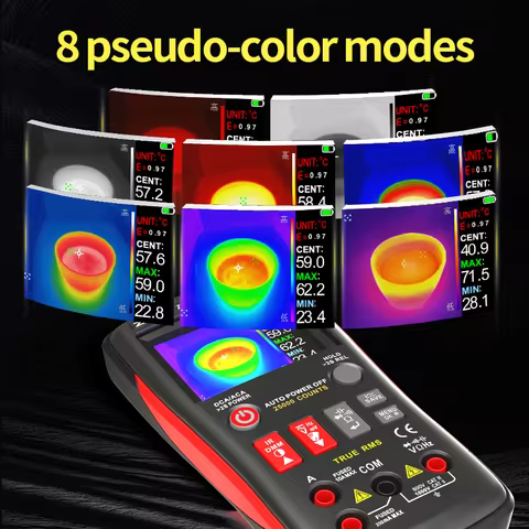ZOYI R02 Thermal Imager 240*240 Pixels, High-Precision Infrared & Multimeter Combo for Maintenance, 