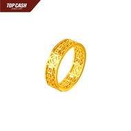 Top Cash Jewellery 916 Gold Ancient Coin Abacus Ring