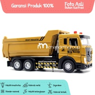 Diecast 6-Wheel Heavy Industry Soil Dump Truck Construction Project Dump Truck Car/ Children's Toy/