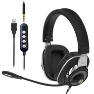 High-End Headset USB Headset Computer Conference Microphone Game Headset HIFI Wired Headset