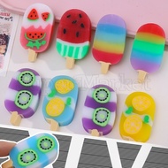 [ Featured ] 4Pc/Box Kawaii Rubber Erasers - Student Stationery - Creative Rubber Eraser - Cartoon Ice Cream Erasers for Kids - School Office Supplies