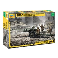 Zvezda 3671 ZIS-3 Soviet Anti Tank 76-MM Gun With Crew 1/35