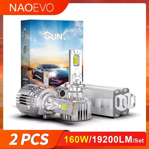 NAOEVO SUN H4 H7 H11 LED Lights for Car Headlight Bulb HB3 9005 HB4 9006 Canbus Led Bulbs ALL Bright