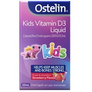 Ostelin Kids Vitamin D Liquid - D3 for Childrens Bone Health & Immune Support - 20mL