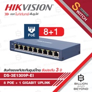 HIKVISION DS-3E1309P-EI 8-PORT FAST + 1-PORT GIGABIT Ethernet Smart POE Switch BY BILLION AND BEYOND