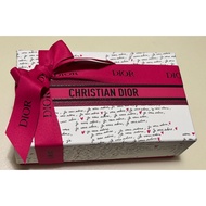 Dior Gift Box With Ribbon Valentine's Day New Year Christmas Counter Empty