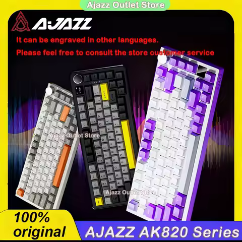 AJAZZ AK820 /Pro/ MAX Magnetic Switch Gaming Mechanical Keyboard Wired Single Mode/Bluetooth Wireles