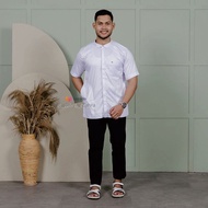AL ZAHRA Baju Koko Dewasa Pria AZ-2072 Putih