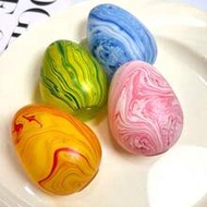 Marbled Egg Malt Squeeze Toy, Marbled Squeeze Stress Relief Slow Rebound Small Toy, Egg Toy, Fake Eg