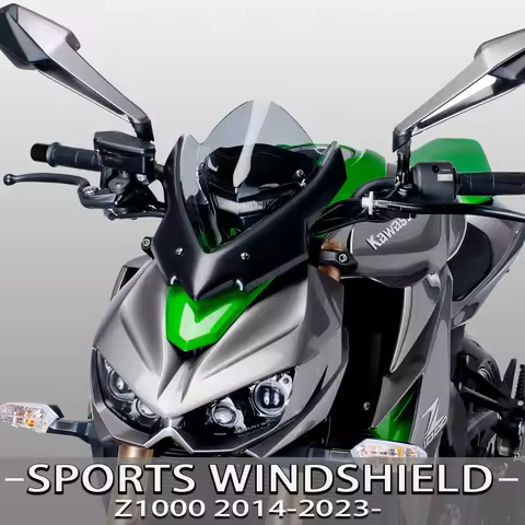Motorcycle Windscreen Visor Windshield Deflector For Kawasaki Z1000 2014-2023 2022 2021 Z-1000 Z 100