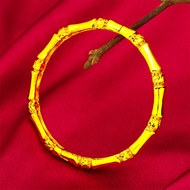 New Style Unique Fashion Sand Gold Buckle Design Sense Bamboo Bracelet Meaning Keeping Peace Everyth