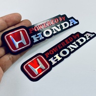 สติ๊กเกอร์ Honda Logo สีแดง โลโก้ รถยนต์ ฮอนด้า สติกเกอร์ 2ชิ้น 3D ปั๊มนูน แต่งรถซิ่ง ติดรถ ติดกระจก