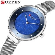 7DHP CURREN Unique Creative Women Watches Luxury Stainless Steel Mesh Strap Charming Quartz Watch La