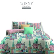 WINNY Modesty Comforter Set - Easy Care Cotton 680TC(Super Single/Queen)