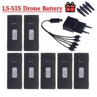 Upgrade 1800mah 6500mAh 3.7v SIS Drones Battery For LS-S1S E88 E88PRO E99 E99PRO K3 P10 A13 E525 RC 