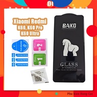 100% glass - Baiko Xiaomi Redmi K60, K60 Pro, K60 Ultra screen protector - free cleaning paper