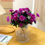 FRESHBOUTIQUE Simulation Azalea Floral, Floral Craft Art Fake Flowers Artificial Azalea Flowers Bran
