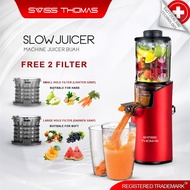 SWISS THOMAS Screenless Filter Free Slow Juicer Juice Extractor