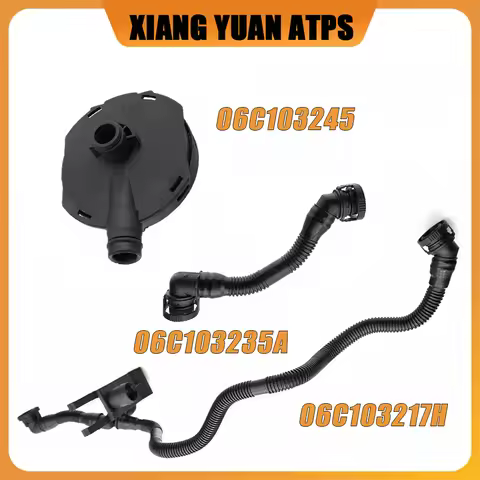 06C103245 06C103235A 06C103217H Engine Crankcase Breather Valve Vent Hose For Audi A4 B6 B7 A6 C5 C6