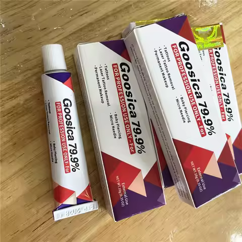 New Arrival 79.9% Goosica Tattoo Cream Before Permanent Makeup Piercing Eyebrow Lips Body Skin