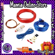 1500WATT CAR AUDIO INSTALLATION  KIT AMP SUBWOOFER SPEAKER @ WAYAR KIT SET LENGKAP PEMASANGAN UNTUK 