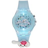 【Baby Bear Shop】Sanrio Hello Kitty Watch Kuromi My Melody Cinnamoroll Children Luminous Watch Electr