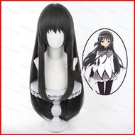 WILK Puella Magi Madoka Magica Akemi Homura Cosplay Wig Anime Hair Hairpiece Heat Resistant Halloween Party