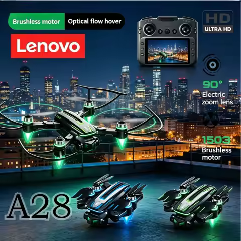 Lenovo A28 Professional Aerial Drone 4K 8K Triple Camera FPV Brushless Foldable Smart Obstacle Avoid