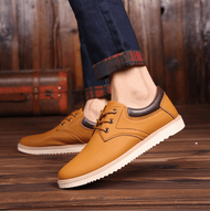 防滑防水休閒百搭潮鞋廚師皮鞋（805卡其）[尺碼：39-44][下單後聯絡客服確認發貨尺碼]#F288003068