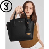 new CNK Charles&Keith Trapeze HANDBAG SLINGBAG ready stock