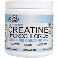 Gym Molly Creatine Hydrochloride Powder, Highly Soluble Creatine Hydrochloride, Unflavoured, Vegan, 