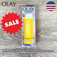 80% Sale!!! EXP.03/2025 Olay® Regenerist Vitamin C + Peptide MAX Hydrating Moisturizer 48 g โอเลย์