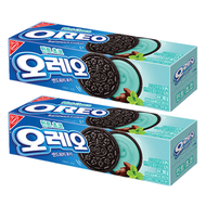 韓國 OREO 朱古力夾心餅 (薄荷朱古力味) 80G X2