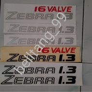 Daihatsu zebra door sticker 1.3.16 valve/ sticker zebra 1.3.16 valve/daiatsu zebra valve