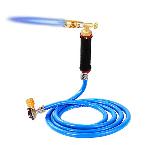 Butane Gas Torch Professional Gas Welding Torch with Hose Copper Soldering Brazing Repair Soldering 