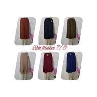 Latest short plain prisket umbrella skirt 7/8 below the knee